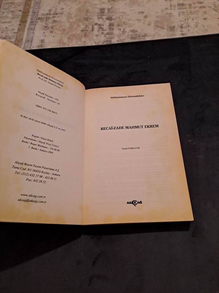 Recai-zade Mahmud Ekrem Biyografi Kitabı - Görsel 4