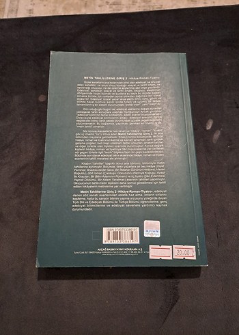 Metin Tahlillerine Giriş 2 - Hikaye, Roman, Tiyatro