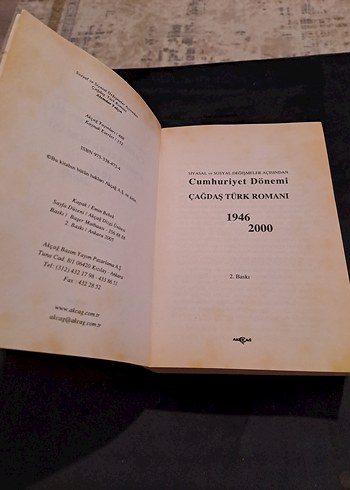 Cumhuriyet Dönemi Çağdaş Türk Romanı 1946-2000 - Görsel 4