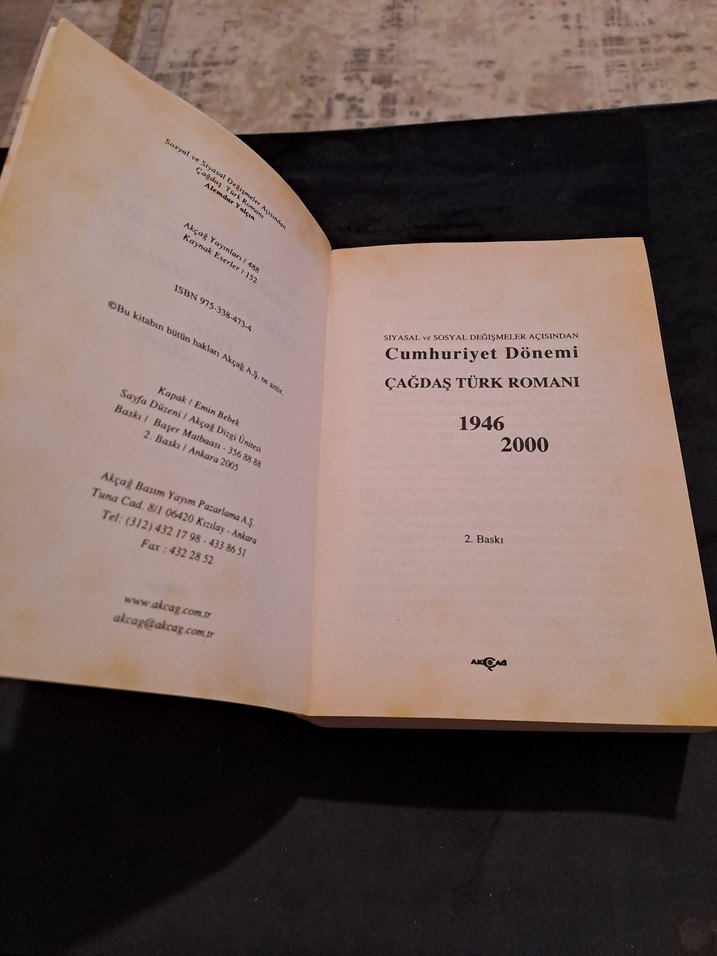 Cumhuriyet Dönemi Çağdaş Türk Romanı 1946-2000 - Görsel 4