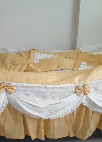 El Yapimı Dantelli Yatak Örtüsü - Görsel 7