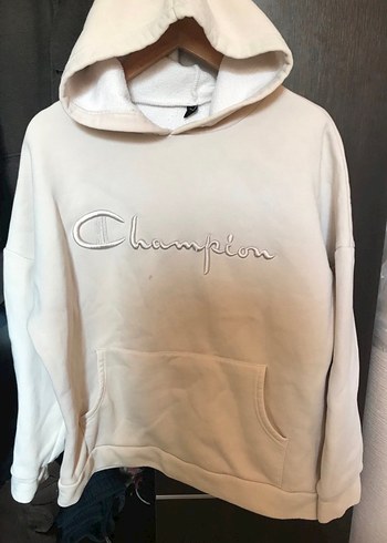 Champion Kapüşonlu Rahat Kesim Sweatshirt - Görsel 2
