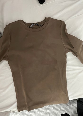 Bej Kadın Uzun Kollu Basic Body - Görsel 2