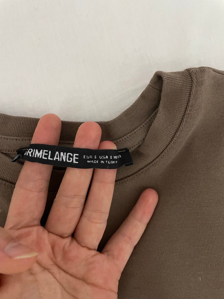 Bej Kadın Uzun Kollu Basic Body - Görsel 3