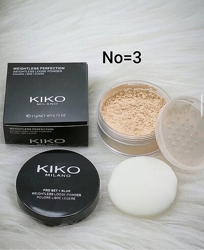  Beden KIKO TRANSPARAN PUDRA