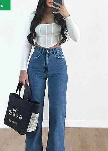 40 Beden Plazzo model jeans