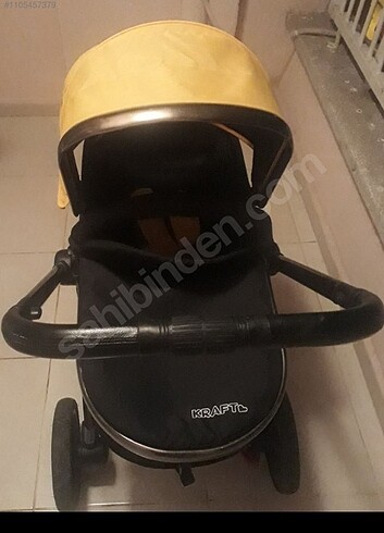 Diğer Beden sarı Renk Kraft twist sarı siyah travel sistem bebek arabası