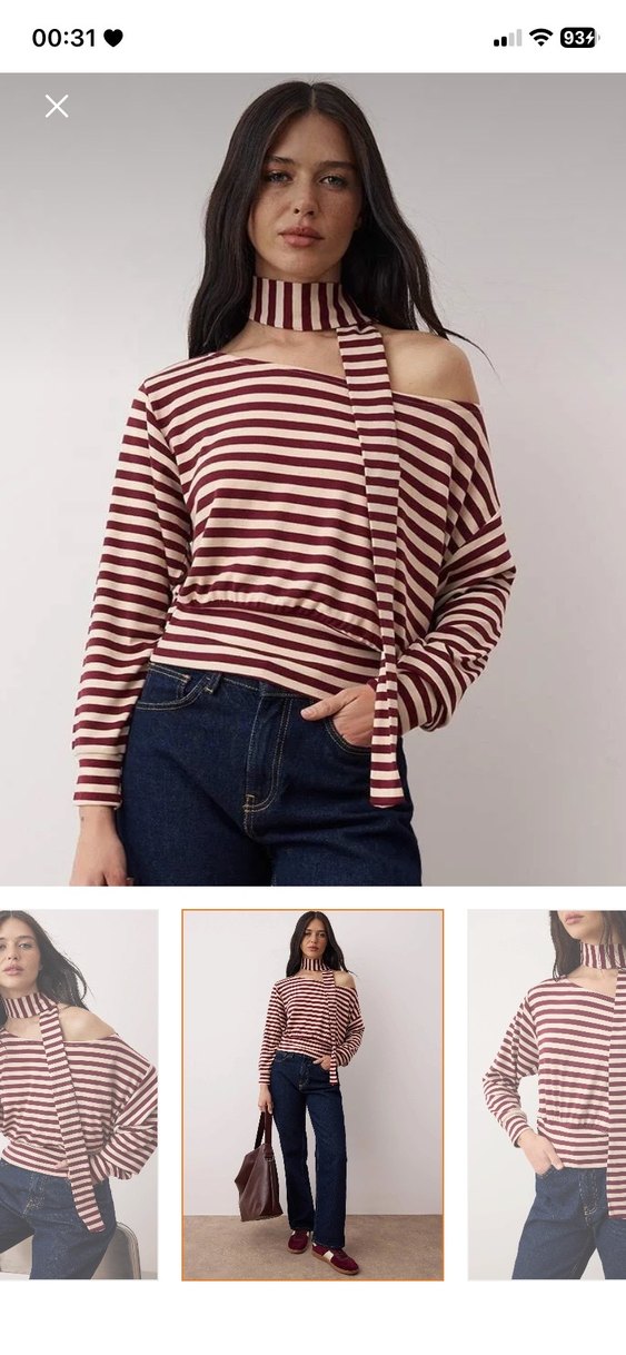 Şal bluz - Görsel 2