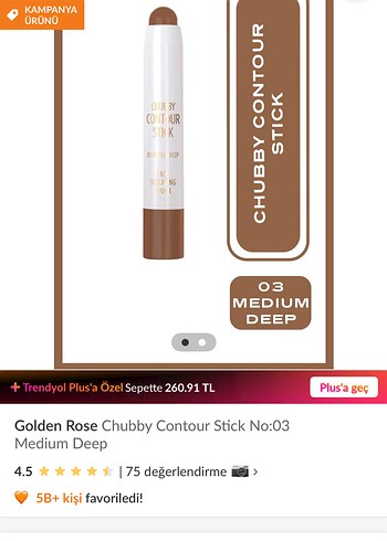 Golden Rose Chubby Kontür Stick No:03