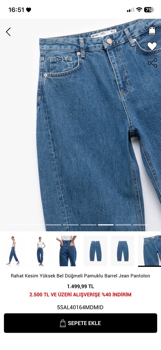 Koton jean - Görsel 3