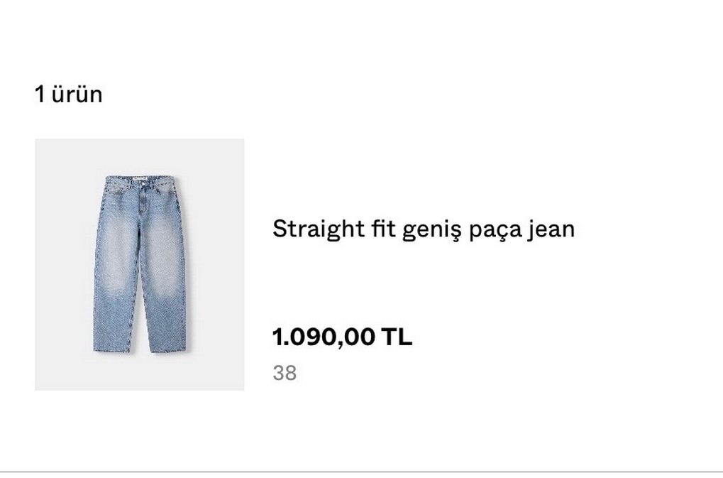 Bershka jean - Görsel 2