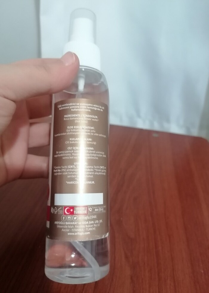 Arifoğlu gül suyu  - Görsel 4
