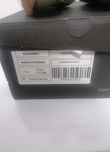 37,5 Beden ten rengi Renk New balance 5ü0
