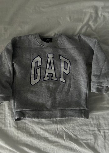 Erkek Gri GAP Baskılı Sweatshirt 1 yaş - Görsel 2