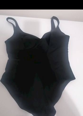Zeki Siyah Strappy Kadın Mayo