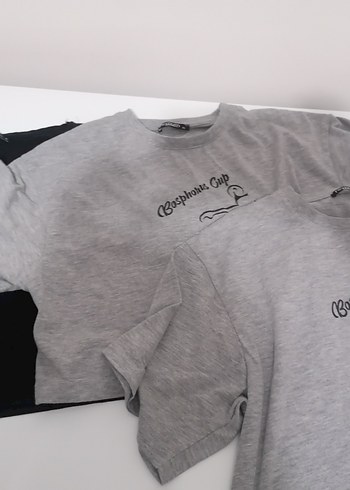 3 ad crop tshırt l xl