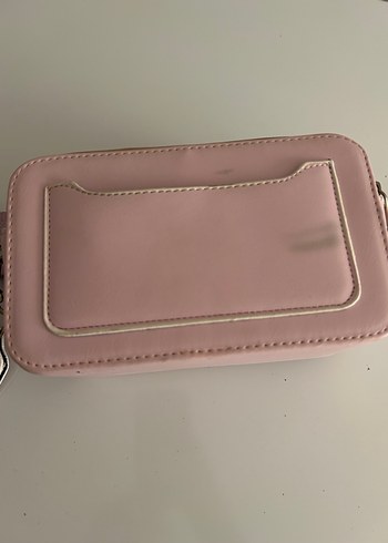 Diğer Pastel Pembe Deri Kadın Çapraz Çanta