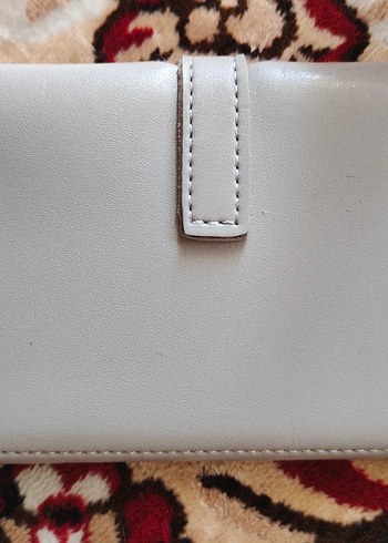 Silver Polo Bej Süet Tokalı Kadın Çanta