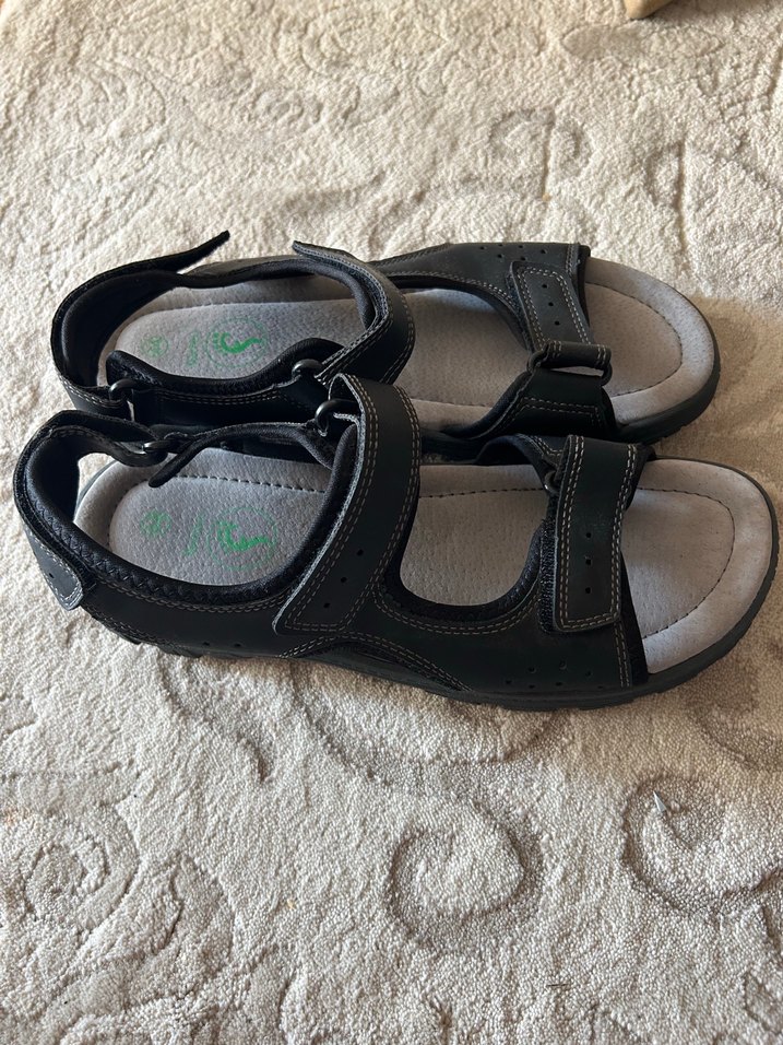 Erkek Siyah Spor Sandalet - Görsel 2