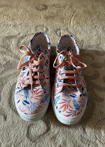 Pembe renkli günlük Sneaker