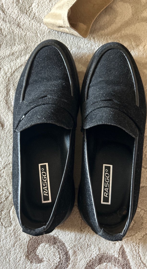 Siyah Süet Erkek Klasik Ayakkabı - Görsel 4