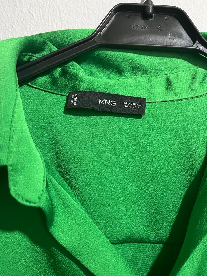 Yeşil Drapeli Midi Kadın Elbise - Görsel 2