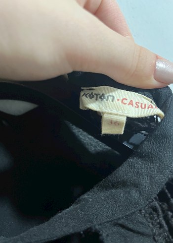 Uzun Kollu Siyah Gotik Bluz - Görsel 3