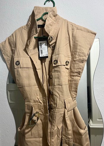 Bej Kemerli Kadın Uzun Tulum - Görsel 2