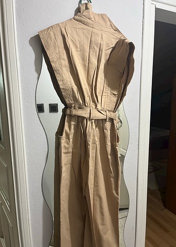 Bej Kemerli Kadın Uzun Tulum - Görsel 5