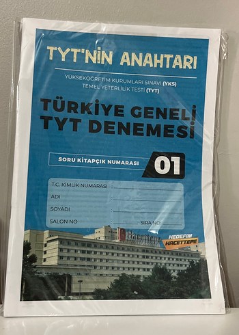 TYT'nin Anahtarı Türkiye Geneli 5 li tyt denemesi