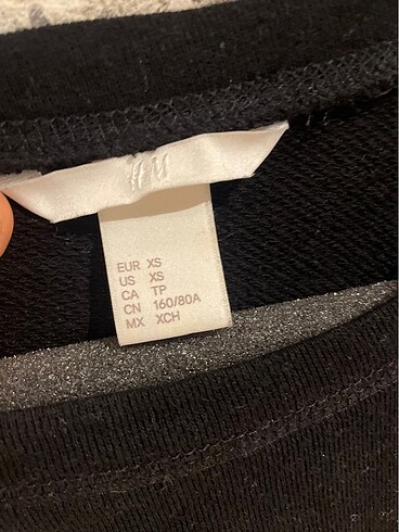 s Beden siyah Renk H&M bayan. Sweatshirt