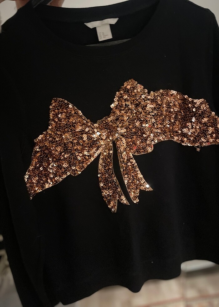 H&M bayan. Sweatshirt. Yenidir - Görsel 3