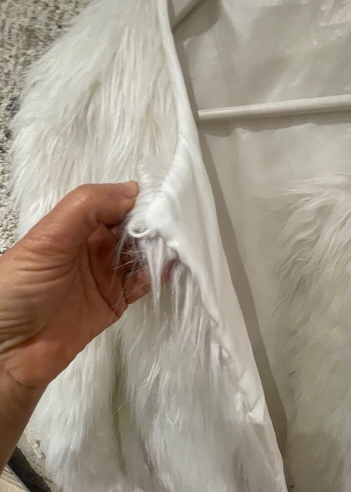 Zara peluş kürk yeni kullanılmadı kaliteli tüyleri - Görsel 5