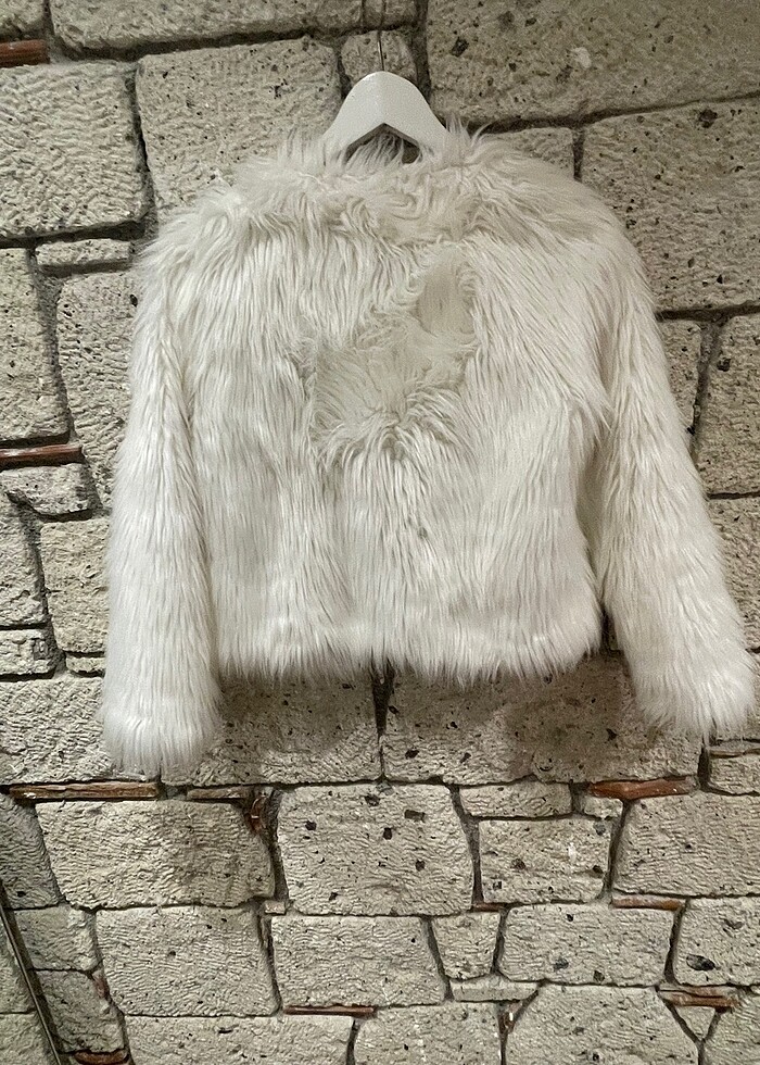 Zara peluş kürk yeni kullanılmadı kaliteli tüyleri - Görsel 2