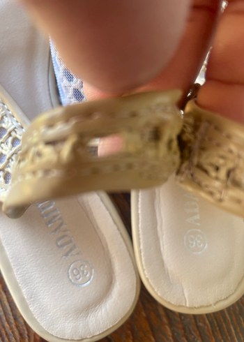 Bohem Tarz Bej Örgü düz. Topuk Kadın Espadril - Görsel 4