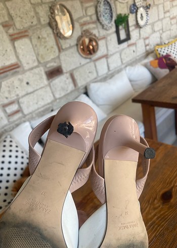 Beyaz Stiletto Topuklu Kadın Klasik Ayakkabı - Görsel 7