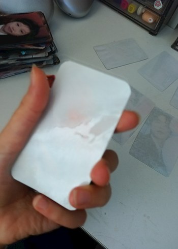 kpop photocard Fotoğraf laminasyon kaplamalı parlak - Görsel 6