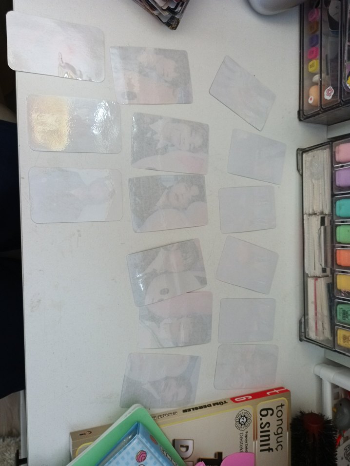 kpop photocard Fotoğraf laminasyon kaplamalı parlak - Görsel 4