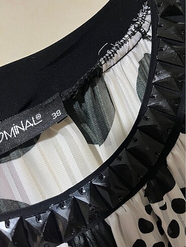 Siyah kalem elbise - Görsel 5