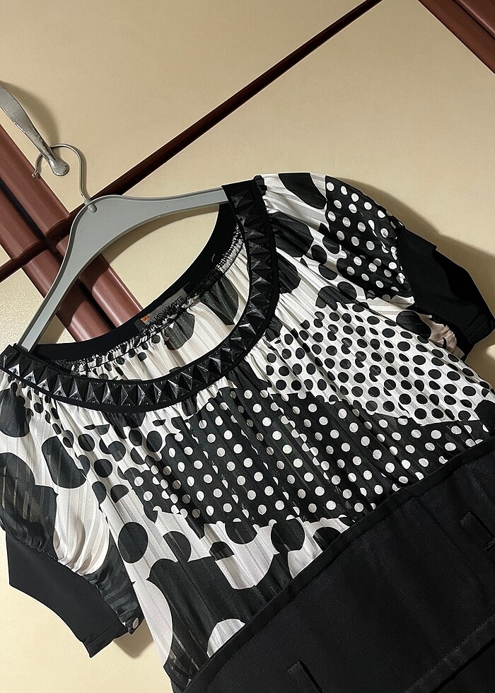 Siyah kalem elbise - Görsel 2