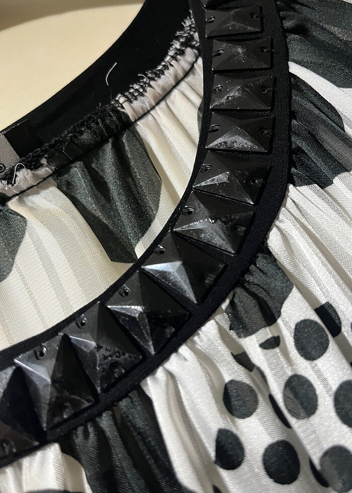 Siyah kalem elbise - Görsel 4