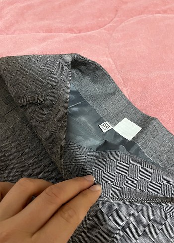 Kadın pileli gri etek - Görsel 3