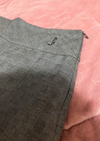 Kadın pileli gri etek - Görsel 2