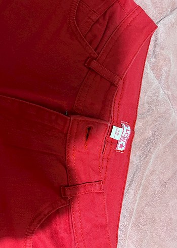 Kadın Kırmızı Pantolon - Görsel 2