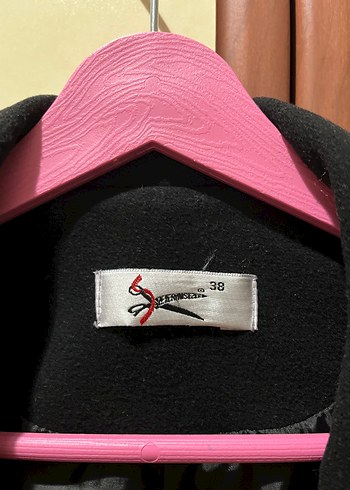 Düğmeli Siyah Uzun Kadın Kaban - Görsel 9