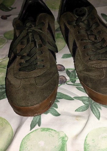 Hummel Haki Süet Spor Ayakkabı - Görsel 2