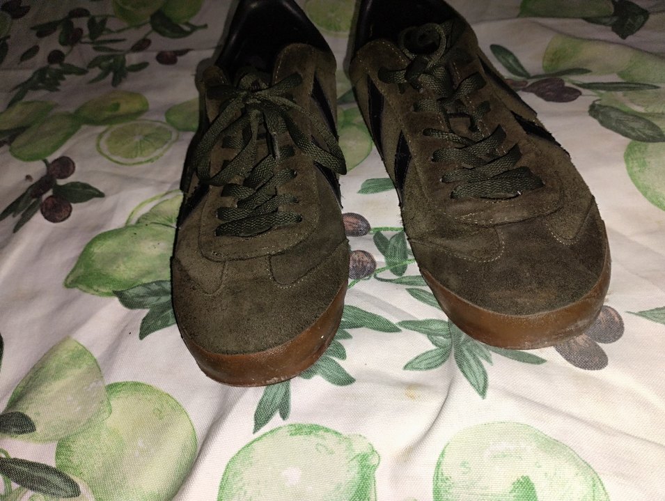 Hummel Haki Süet Spor Ayakkabı - Görsel 2