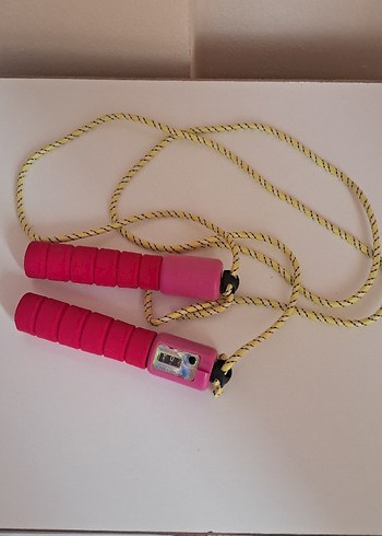 Pembe Desenli Atlama İpi