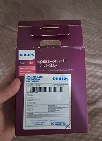  Beden Renk Philips epilasyon aleti