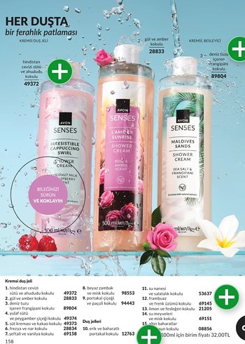 Avon Senses 500 ml Duş Jeli Seti - Görsel 2